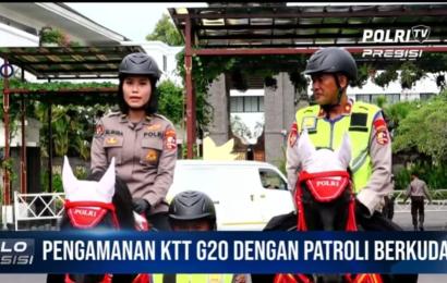 Pengamanan KTT G20, Polri Terjunkan Patroli Berkuda