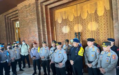 Polri Gelar Latihan Pengamanan KTT G20 di Bali