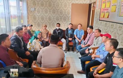 Polsek Curup Terima Kunjungan Panwascam dari 6 Kecamatan