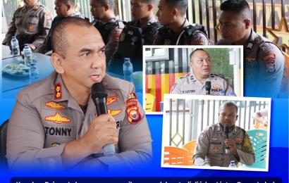 Kapolres RL Ngobrol Santai dengan Personel Patroli Motor 