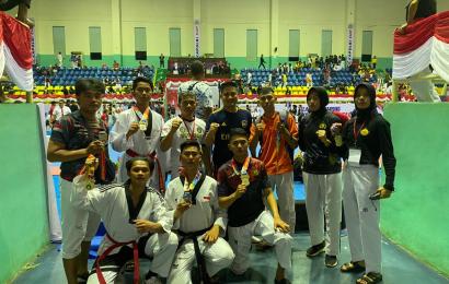 Utusan Polda Bengkulu Panen Medali di Kejurnas Taekwondo Kapolri Cup IV 2022, 3 Diantaranya Emas