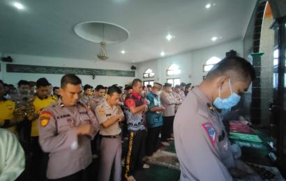Pray For Cianjur, Polda Bengkulu Gelar Sholat Gaib Berjamaah