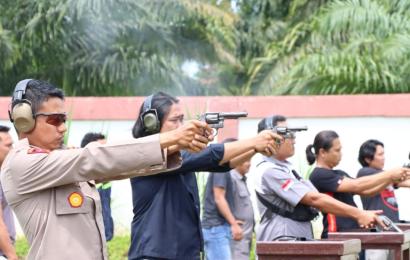 Polres Bengkulu Selatan Gelar Latihan Menembak Bersama Forkopimda 