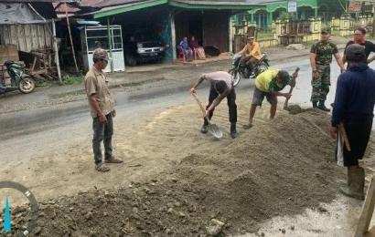 Tripika Kaur Utara Gelar Gotong Royong