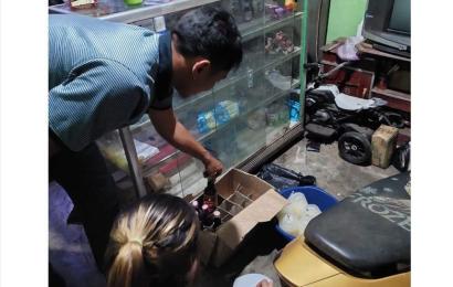 Polsek Air Besi Gelar Razia Miras
