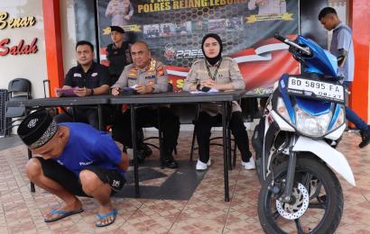 Polres Rejang Lebong saat press release