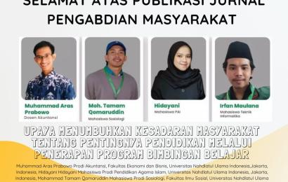 Kolaborasi Dosen dan Mahasiswa Unusia Hasilkan Jurnal Sinta Tiga
