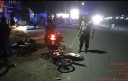 Bubarkan Balap Liar, Patroli Polresta Bengkulu Amankan 5 Unit Sepeda Motor