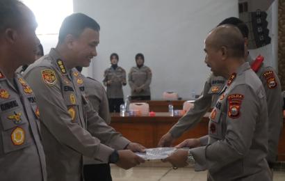 Kapolda Bengkulu Serahkan DIPA RKA-K/L