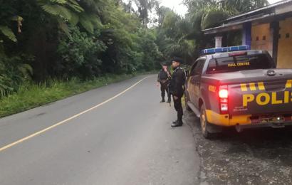 Patroli Rutin Kembali Digelar di Jalur Rawan Rejang Lebong
