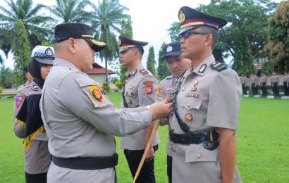 Kapolres Bengkulu Selatan Pimpin Sertijab Kasat Reskrim dan Kasat Lantas