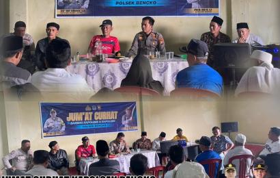 Jumat Curhat Kapolsek Bengko Bersama Desa Warung Pojok