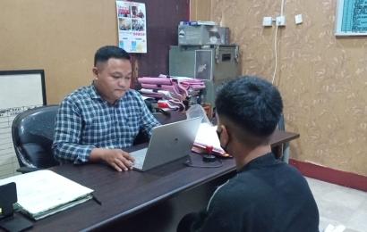 Terduga pelaku diperiksa