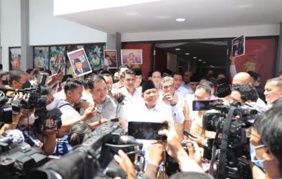 Resmikan Kantor Pemenangan, Prabowo: Kita Terbuka dan Siap Bekerja Sama dengan Siapapun 