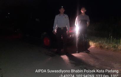 Malam Minggu, Polsek Kotapadang Patroli di Jalur Lintas Kotapadang-PUT
