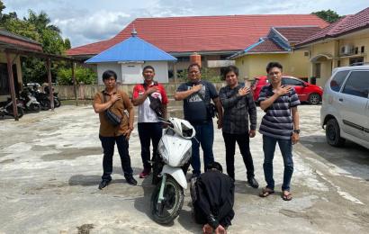 Jadi Pelaku Curanmor, Dua Pemuda Ditangkap Polisi