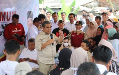 Partai Gerindra Salurkan 15 Ribu Paket Sembako ke Korban Banjir di Wilayah Jawa Tengah 