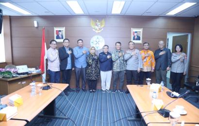Polri, KPU, Bawaslu, KPI, PWI dan Dewan Pers Bertemu, Bahas Pencegahan Berita Hoax Jelang Pemilu 2024