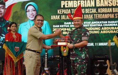 Jenderal Dudung Serahkan 20 Rumah Dinas ke Kodim 1414/Tator