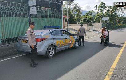Patroli Rutin Polsek Curup Cegah 3C dan Ciptakan Kamtibmas Kondusif