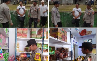 Polsek Bengko Sambang Warga untuk Monitoring Harga Sembako dan Sampaian Imbauan