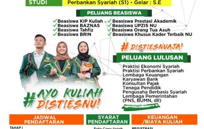 Ayo mendaftar di STIESNU Bengkulu