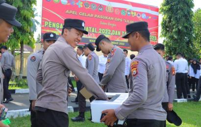 Anggota Polres Bengkulu Selatan Kumpulkan Sumbangan