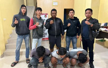 Terlibat Penganiayaan, 3 Pria Diamankan Polres Lebong