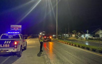 Patroli Blue Light, Satlantas Polres Benteng Cegah Aksi Kriminalitas Malam Hari