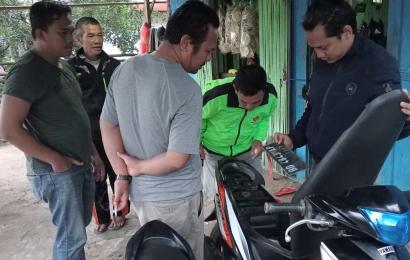 Polres Benteng Berhasil Amankan BB Motor Curian Warganya Hingga ke Empat Lawang