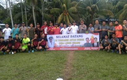 Dukung Kegiatan Positif Pemuda, Kapolsek Lubuk Pinang Hadiri Pembukaan Turnamen Sepak Bola Antar Dusun