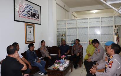 Kapolresta Bengkulu Kunjungi Kantor SMSI