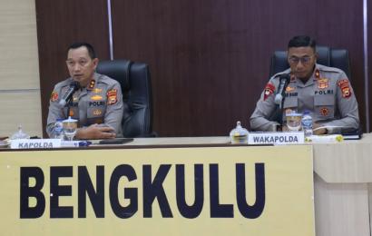 Kapolda Bengkulu Irjen Pol Drs  Armed Wijaya M.Si
