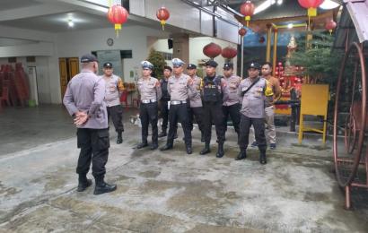 Tahun Baru Imlek 2023, Polres Rejang Lebong Gelar Pengamanan di Vihara