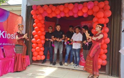3 Kiosk Beri Layanan Resmi untuk Pelanggan dan Retailer di Area Rural Sumatera