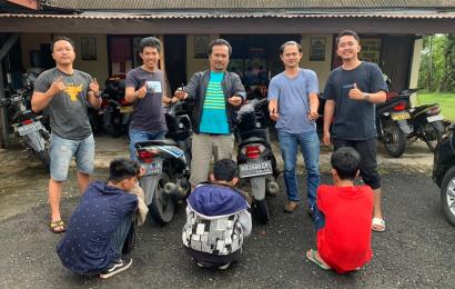 Tiga pria diamankan petugas