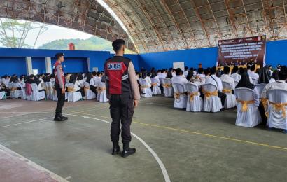 Kabag Ops Polres Lebong Hadiri Pelantikan PPS se Kabupaten Lebong