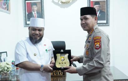 Jalin Silaturahmi, Kapolresta Bengkulu Bertemu Wali Kota Bengkulu