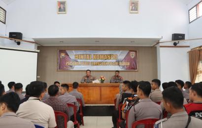 Kapolres Lebong Beri Arahan Kepada 98 Personel yang Belum Menikah