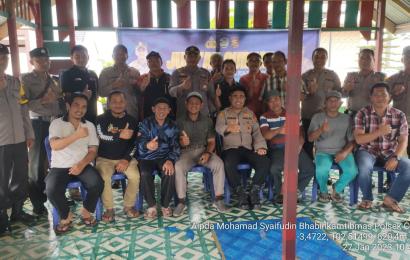 Jumat Curhat Polsek Curup Digelar di Talang Benih, ini yang Dibahas