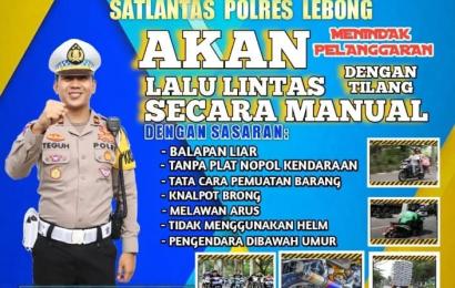 Satlantas Polres Lebong Segera Berlakukan Kembali Tilang Manual
