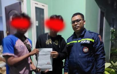 Bhabinkamtibmas Polsek Gading Cempaka Mediasi Pelajar Bertikai