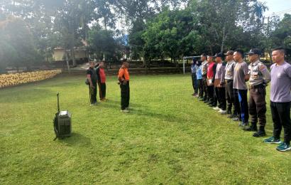 Sat Binmas Polres Lebong Lakukan Pembinaan Satpam dan Latih Petugas Upacara HUT Satpam Ke-42