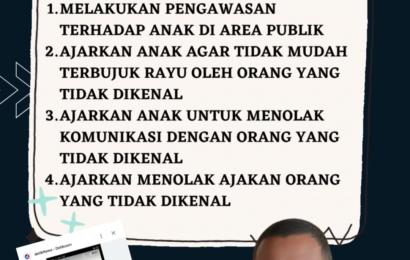 4 Tips Kabid Humas Polda Bengkulu Cegah Penculikan Anak