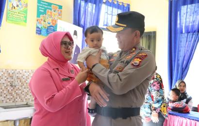 Cegah Stunting, Bhayangkari Cabang Lebong Buka Layanan Posyandu Rutin