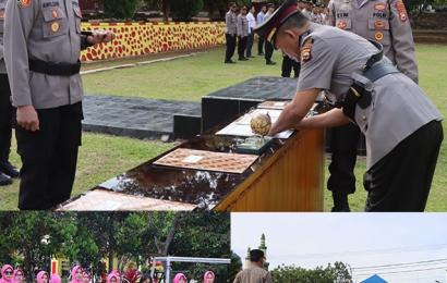 Kapolres Lebong Pimpin Sertijab Kasat Intelkam, Kasi Humas, Kasi Propam dan Kapolsek Rimbo Pengadang