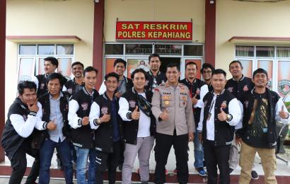 Bentuk Apresiasi, Kapolres Kepahiang Silaturahmi dengan Awak Media