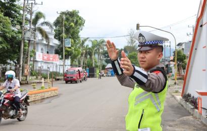  Polres Kepahiang Polda Bengkulu Gelar Strong Point