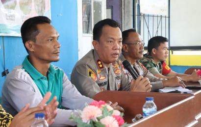 Jumat Curhat, Kapolres Lebong Terima Curhatan Maraknya Isu Penculikan Anak