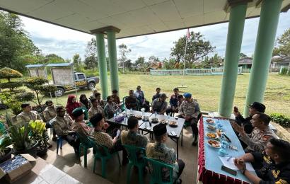 Jumat Curhat Polsek Bermani Ulu Digelar di Kantor Camat
